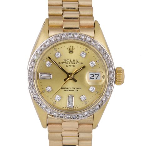 ladies rolex president diamond bezel|rolex diamond bezel 26mm.